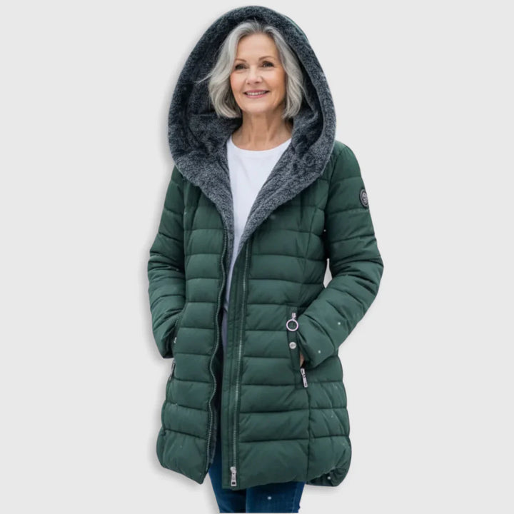 Olivia | Women’s Padded Winter Coat with Hood