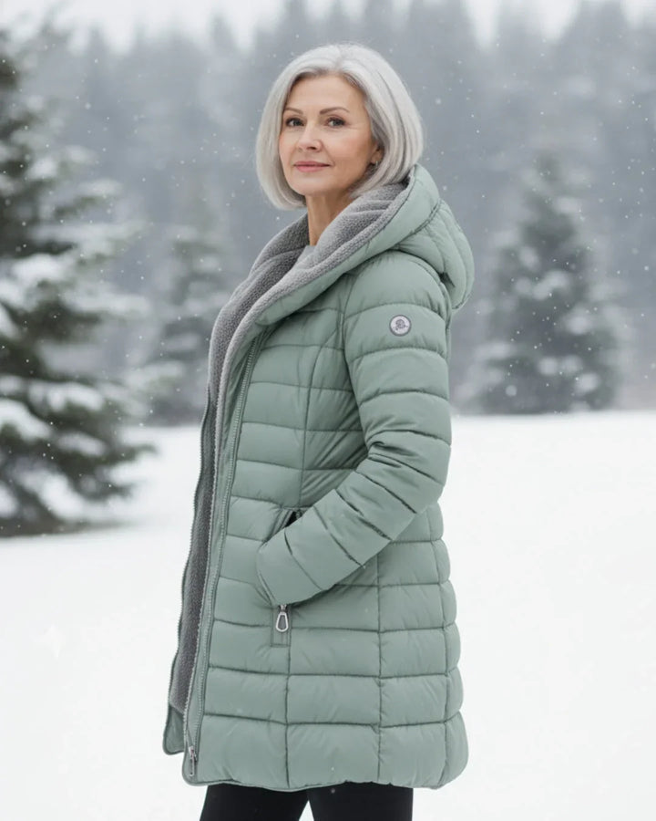 Olivia | Women’s Padded Winter Coat with Hood