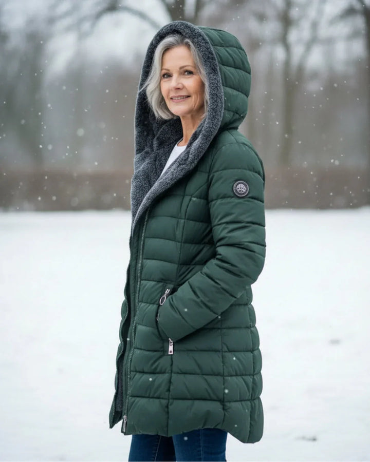 Olivia | Women’s Padded Winter Coat with Hood