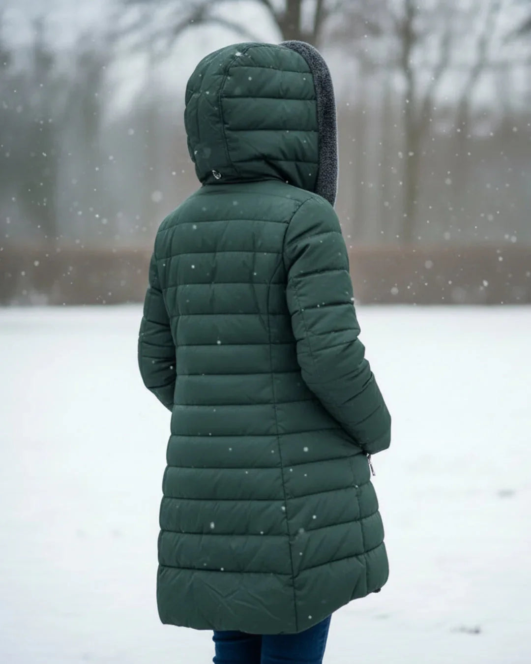 Olivia | Women’s Padded Winter Coat with Hood