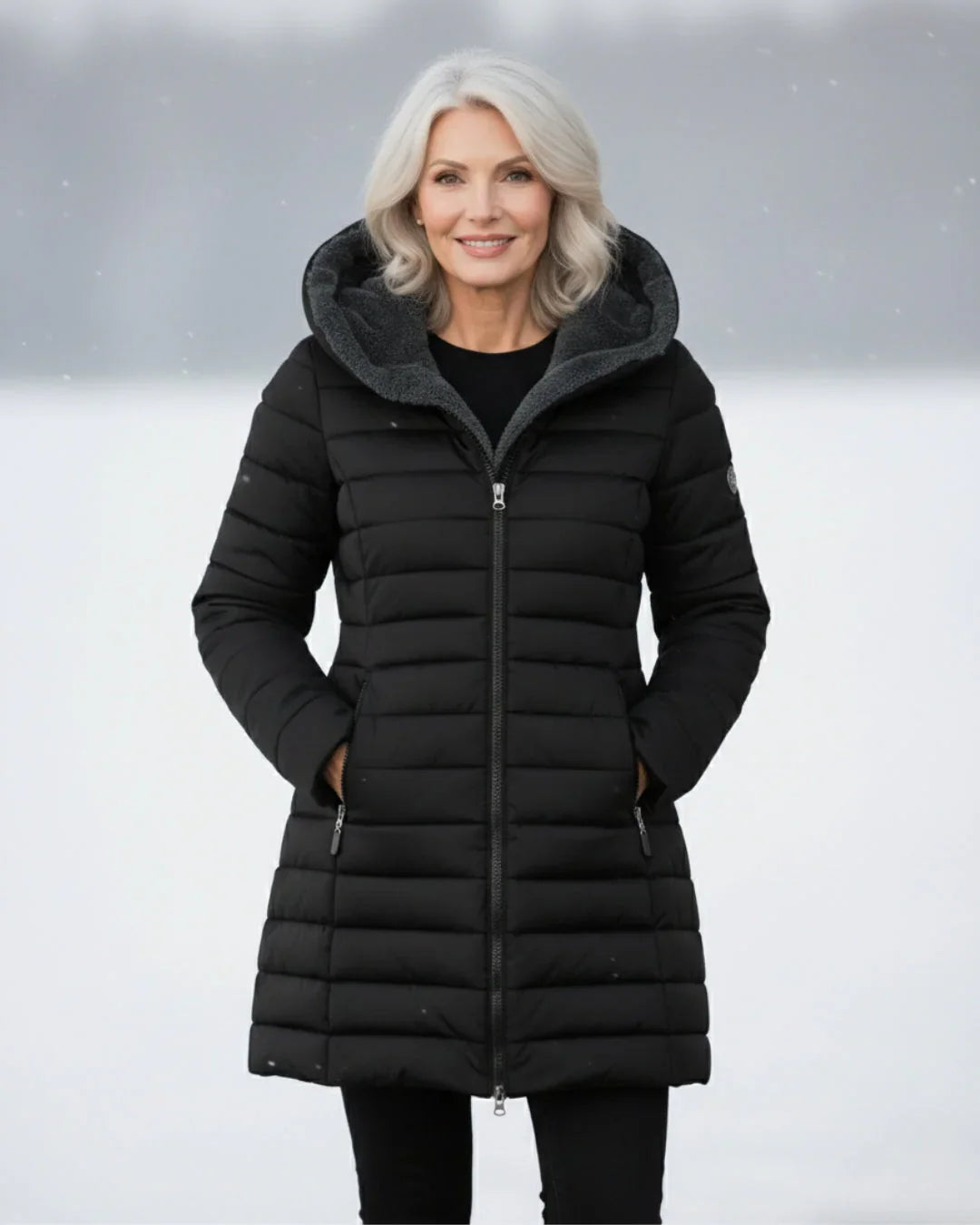 Olivia | Women’s Padded Winter Coat with Hood