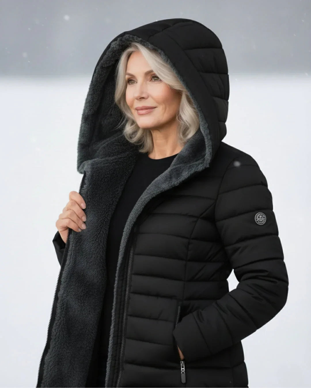 Olivia | Women’s Padded Winter Coat with Hood