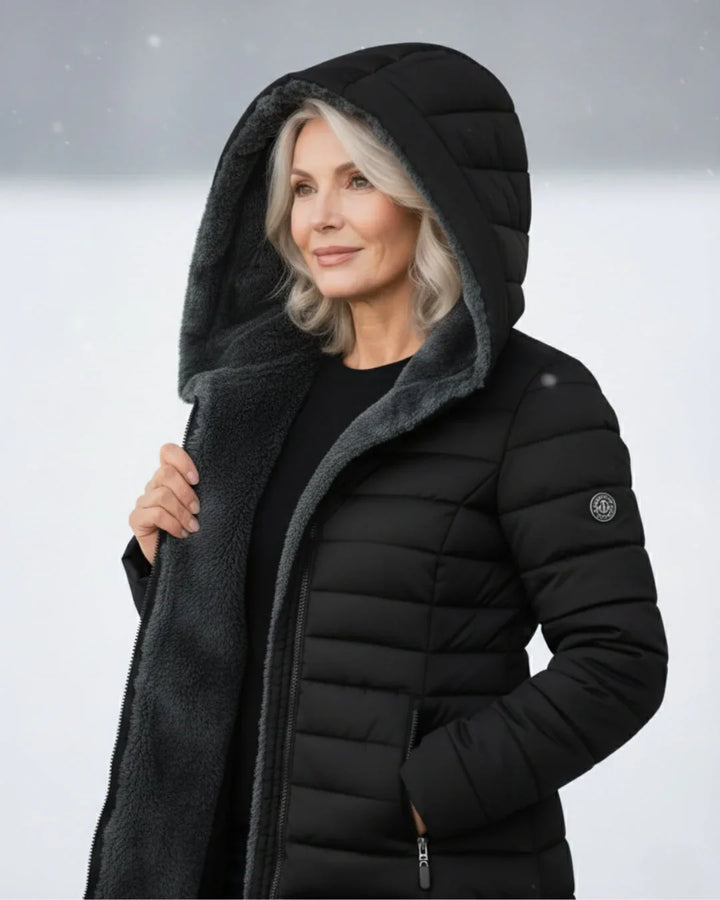 Olivia | Women’s Padded Winter Coat with Hood
