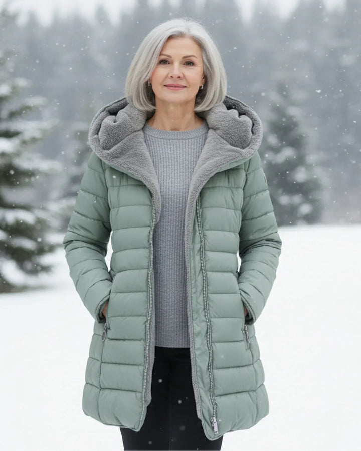 Olivia | Women’s Padded Winter Coat with Hood