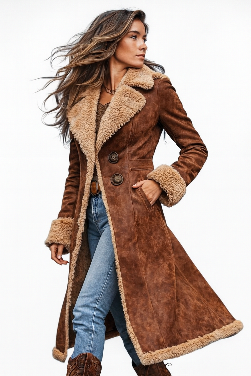 Sophie™ | Long Vintage Coat