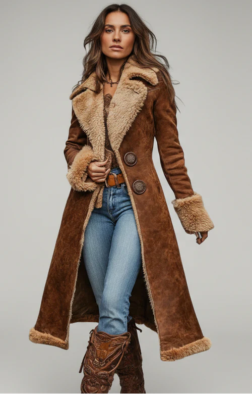 Sophie™ | Long Vintage Coat